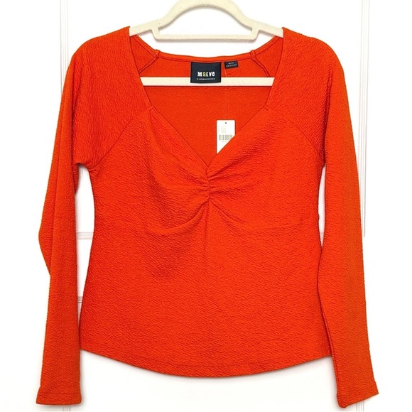 Maeve Bright Orange Top - Picture 2 of 5